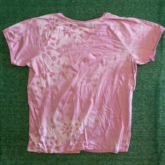 DISNEY PARKS SIMBA WOMENS SLEEP SHIRT NIGHT TEE PINK SPOTTED RETRO SIZE XL - Picture 4 of 5